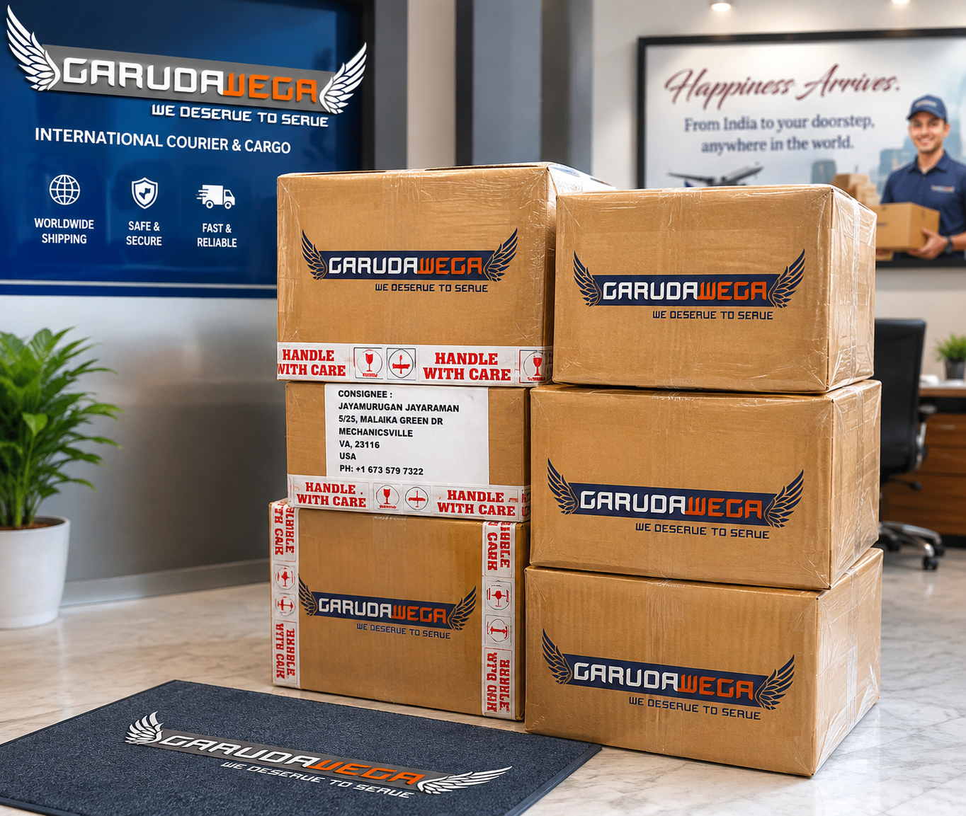 Best International courier in and around Mylapore